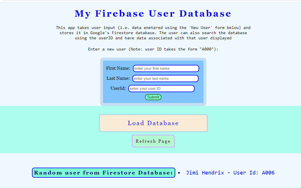 Google Firebase App